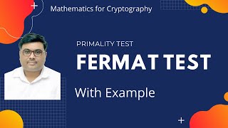 Fermat Test  Primality Test  Cryptography  Network Security  With solve Example [upl. by Eanej403]