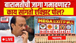 Baramati Exit Poll LIVE  Ajit Pawar  Supriya Sule vs Sunetra Pawar  Lok Sabha Election  N18EP [upl. by Seta]