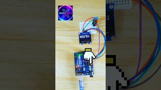 DHT11 Temperature Sensor amp oled display with Arduino Uno arduinoproject arduinouno sensor [upl. by Skiest]