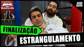 JiuJitsu  Finalização Estrangulamento das Costas  Tony Ferraz  BJJCLUB [upl. by Breger974]