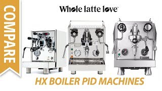 PID HX Boiler Espresso Machines Bezzera BZ07 Profitec Pro 500 PID and Rocket Evoluzione R Giotto [upl. by Beltran]