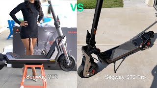 Segway ST2 pro VS Segway GT2 Super Scooter [upl. by Nhguavad319]