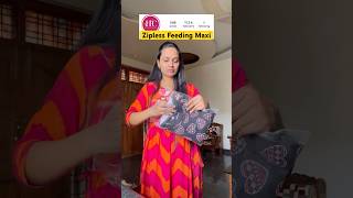 👩🏻‍🍼🧿 Comfortable Zipless Feeding Maxi minivlog trending collab feedingdress shorts [upl. by Lodge]