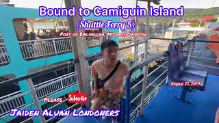 Camiguin Island Shuttle Ferry5 wXUV Fee of XUV affordable Higly advise bring car on ur trips [upl. by Alric]