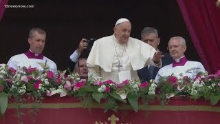 Pope Francis presides over Easter Sunday Mass [upl. by Farmelo]