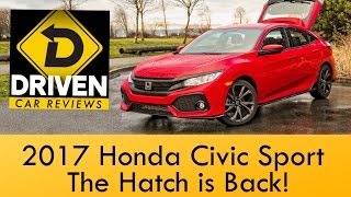 2017 Honda Civic Hatchback Sport Car Review [upl. by Seira773]