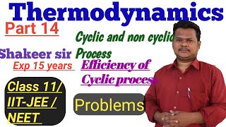 EFFICIENCY of a cyclic processThermodynamics class 11 IITJEE NEET [upl. by Eirehc]