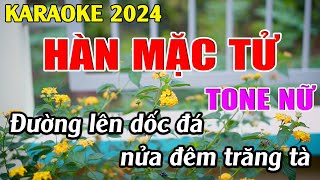 Hàn Mặc Tử  Karaoke Tone Nữ  Karaoke Tuyệt Phẩm [upl. by Egres813]