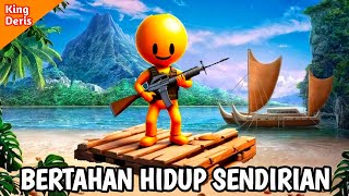 AKU BERTAHAN HIDUP DI TENGAN LAUT SENDIRIAN [upl. by Nawj]