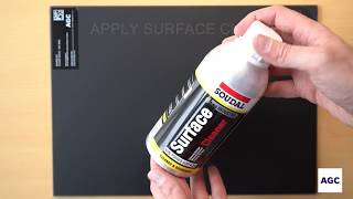 Demo  Silicone cleaning on acidetched glass  for installers [upl. by Eanal]