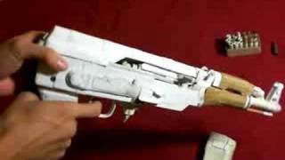 homemade paper AK Pistol thing [upl. by Letsirhc]