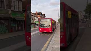 Burst Exhaust Arriva London ENX23 on bus route B15 [upl. by Eelrihs]