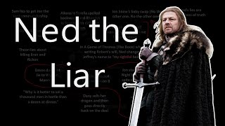 The Lies of Eddard Stark and other people too  ASOIAF Theories [upl. by Oriana936]