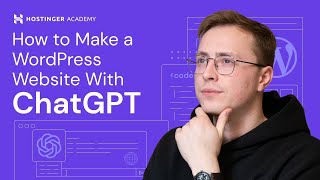 How to Build a WordPress Website With ChatGPT [upl. by Aicinoid]