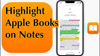 How to use Highlights Notes in Apple Books  Highlights Apple Books [upl. by Akirahc211]