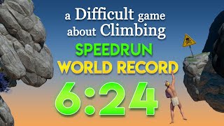 A Difficult Game About Climbing Speedrun in 624 [upl. by Hillery596]