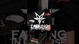 FALLING IN REVERSE  VOICES IN MY HEAD 🔥🥁 shorts fallinginreverse drums [upl. by Anelah]