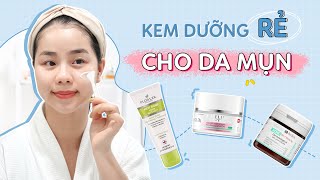 Top 3 Kem Dưỡng Bình Dân Cho Da Dầu Mụn ♡ Quin [upl. by Gierc]