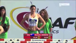 Michelle Jenneke dancing in Barcelona 2012 [upl. by Yeldahc]