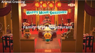 FamilyStyle Restaurant for Cousteau Animal Crossing New Horizons Happy Home Paradise [upl. by Guglielma959]