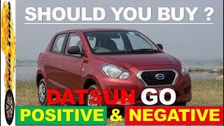 DATSUN GO REVIEW IN HINDI  DATSUN GO PROS AND CONS  DATSUN GO PROBLEMS [upl. by Bessie]