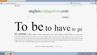 English verb conjugation  AnglaisConjugaisoncom [upl. by Aivatahs]