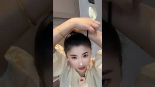 Quick and easy girls hairstyle 💙✂️ Short hair style amplong hair style shorts tutorial tiktok [upl. by Fisuoy]