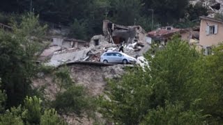 Sisma nel CentroItalia il terremoto ad Arquata del Tronto [upl. by Farmer]