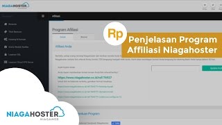 Penjelasan Program Afiliasi di Niagahoster [upl. by Huntlee483]