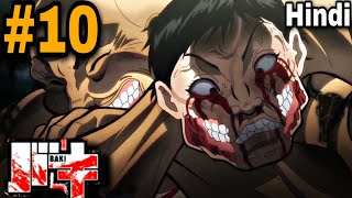 Baki Hanma Season 1 episode 10 Explained in hindi  baki hanma  Baki reaction  baki amv [upl. by Voe]