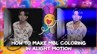 how to make mbl coloring in alight motionFreya Channel [upl. by Sy]