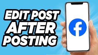 How To Edit A Facebook Post After Posting [upl. by Gordy]