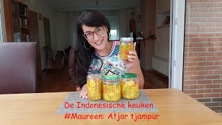 De Indonesische keuken Maureen Atjar Tjampur [upl. by Aremahs]