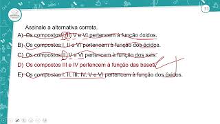 352  REVISÃO E CORREÇÃO  COMPOSTOS INORGÂNICOS BASES  QUÍMICA  1º ANO EM  AULA 3522024 [upl. by Kotto23]