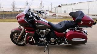 17499 2018 Kawasaki Vulcan 1700 Voyager ABS Candy Cardinal Red Review [upl. by Pike]