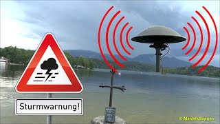 SIRENENALARM Seehausen am Staffelsee  Sturmwarnung am 040722 [upl. by Fauver527]