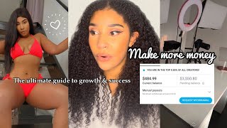 Updated OnlyFans Strategy  how to promote make money and start from scratch [upl. by Siloam]