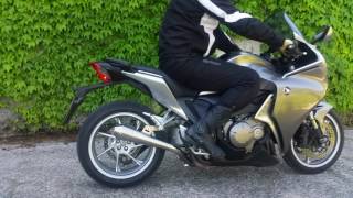 Honda VFR 1200 F  MASS EXHAUST [upl. by Draner]