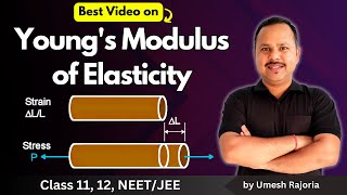 4 Youngs Modulus of Elasticity  Important PYQs  Elasticity  11th Physics neet cbse [upl. by Naasar]