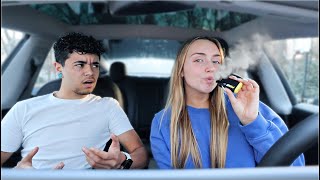 VAPE PRANK ON BOYFRIEND BAD IDEA [upl. by Nyladnarb]