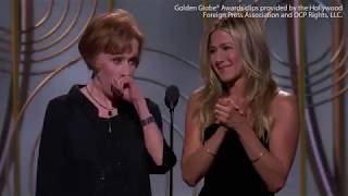 Angelina Jolie ignore Jennifer Aniston during Golden Globes [upl. by Serle149]