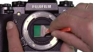 DIY Sensor Cleaning Fujifilm Mirrorless Cameras [upl. by Ahnavas]