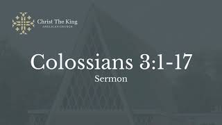 Colossians 3117 Sermon  Gods Peace [upl. by Aihtiekal]