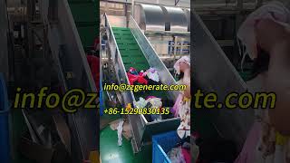 zzgenerate hot sale PVC or PU Green Belt Conveyor for Material Conveying [upl. by Neret]