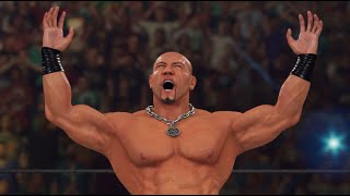 Every Batista Entrance in WWE 2K23 [upl. by Danczyk]