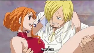 Pudding get jealous  when sanji save nami [upl. by Joelle]