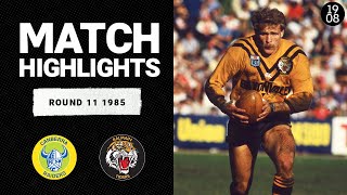 Canberra Raiders v Balmain Tigers  Round 11 1985  Classic Match Highlights  NRL [upl. by Jaenicke]