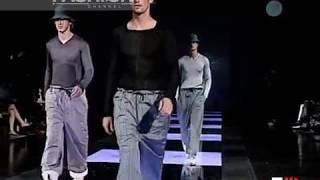 quotGiorgio Armaniquot Spring Summer 2005 3 of 3 Milan Menswear by FashionChannel [upl. by Evod]