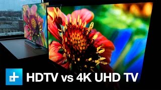 4K UHD TV vs 1080p HDTV  Side by Side Comparison [upl. by Toinette]