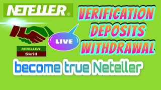 How to Verify a Neteller Account Tutorial Deposit Withdraw complete informations [upl. by Pallaten867]